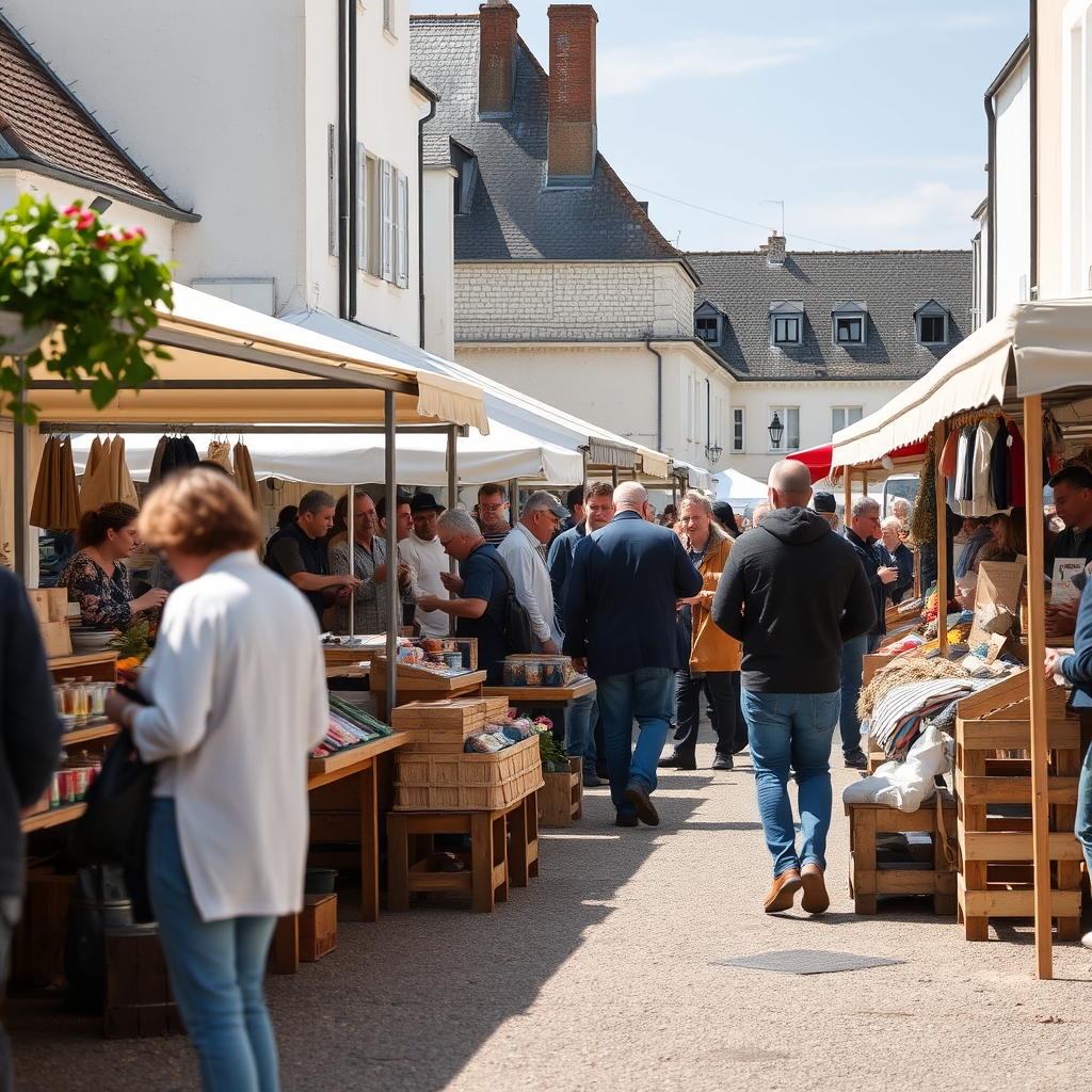 Les marchés locaux et les événements à Concarneau · Concarneau et les artisans