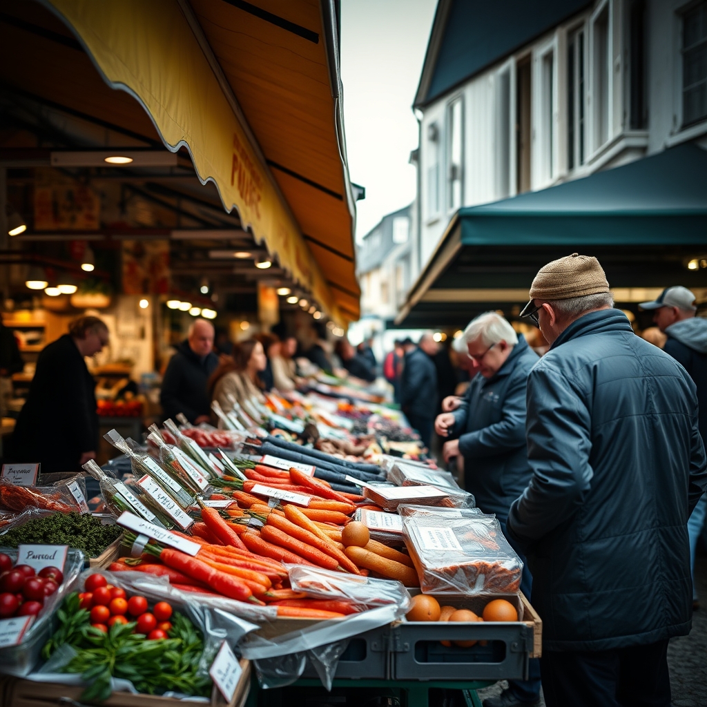 Les marchés de Concarneau : le cœur battant de la tradition locale · Concarneau et les produits de la mer